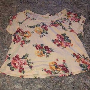 Floral crop top